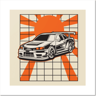 Skyline GTR R34 Posters and Art